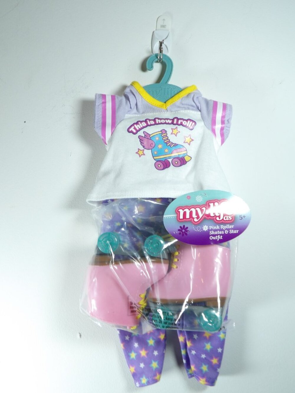 My Life As Pink Roller Skates & Star Outfit This Is How I Roll! 18” Doll Clothes